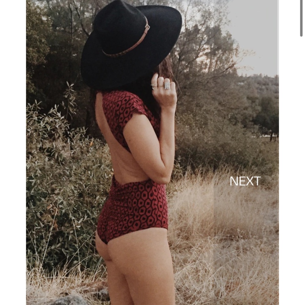 Zhennymph open back cotton bodysuit